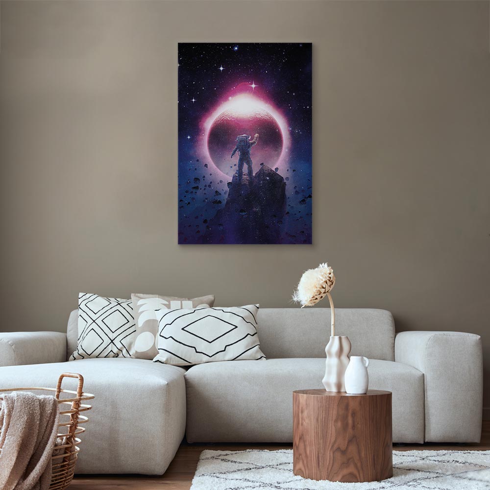 Cosmic Encounter Fantasy Canvas Print