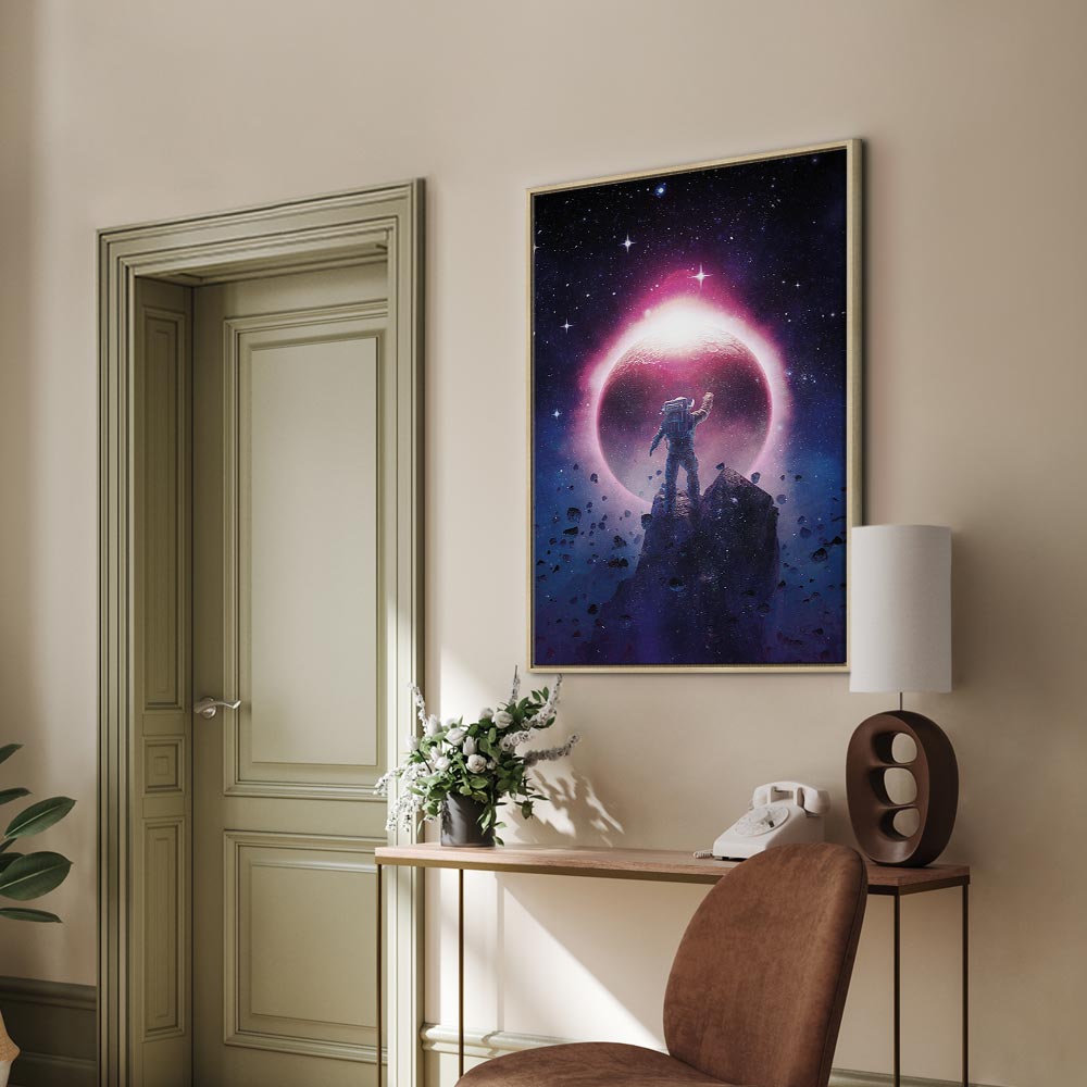 Cosmic Encounter Fantasy Canvas Print
