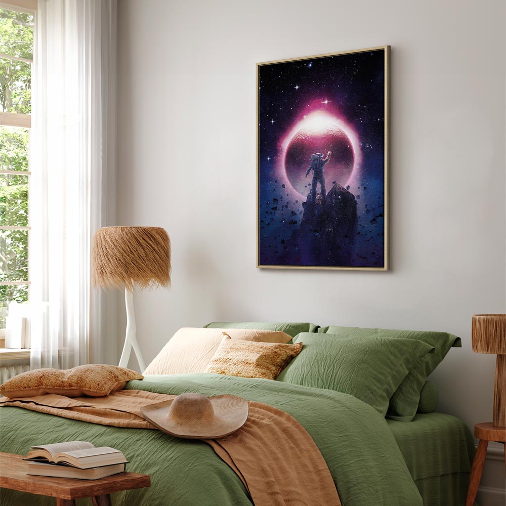 Cosmic Encounter Fantasy Canvas Print