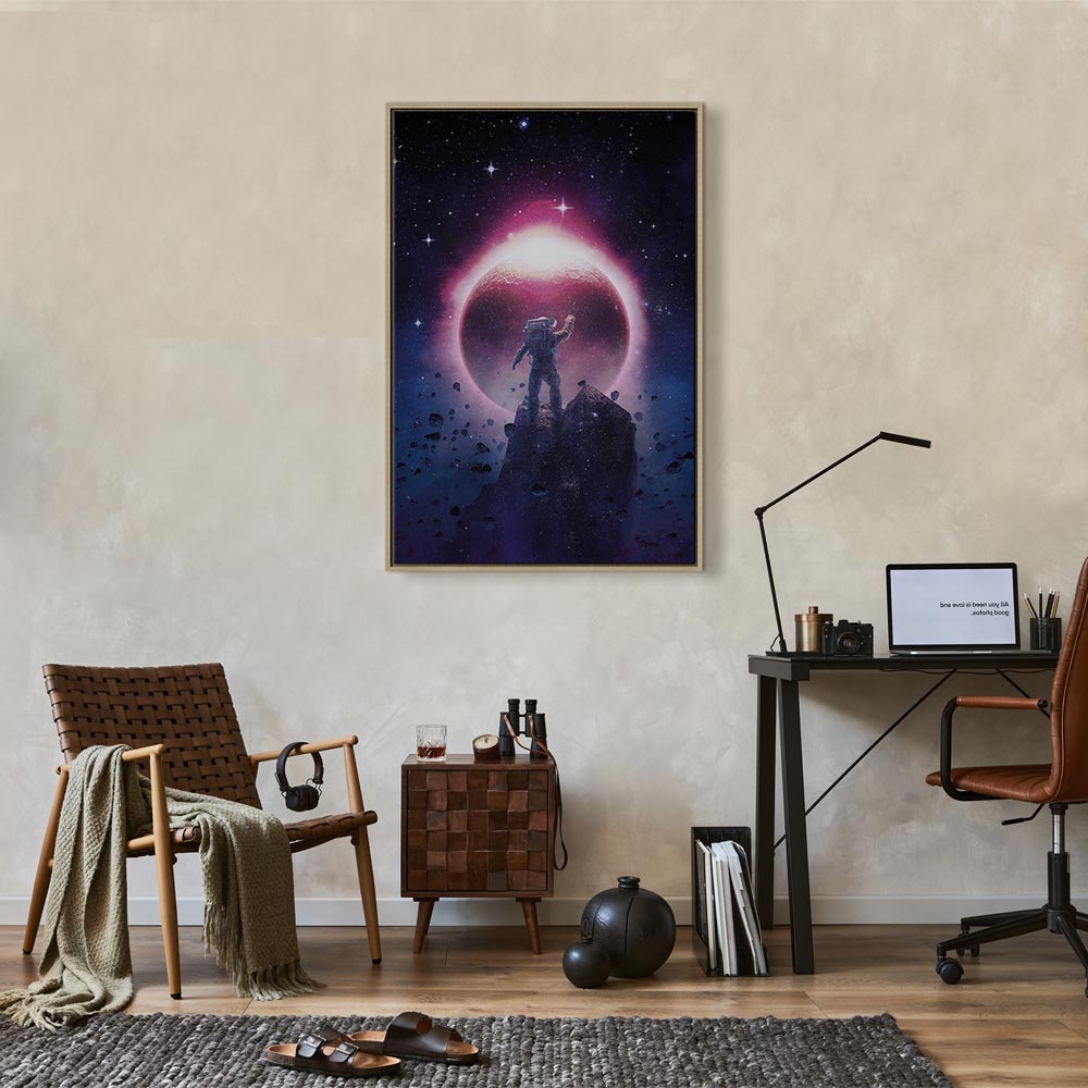 Cosmic Encounter Fantasy Canvas Print