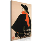 Canvas Print Aristide Bruant Dans son cabaret Vertical