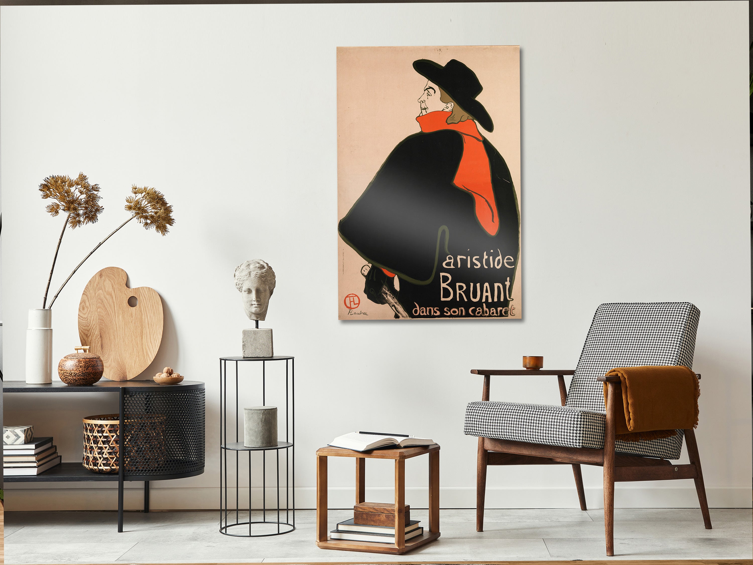 Canvas Print Aristide Bruant Dans son cabaret Vertical