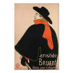 Aristide Bruant Cabaret Retro Canvas Print