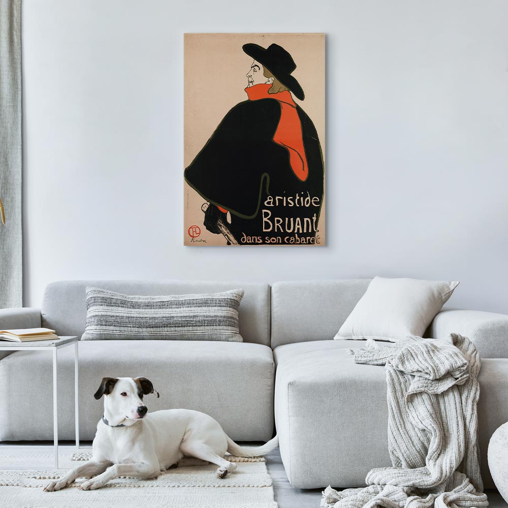 Aristide Bruant Cabaret Retro Canvas Print