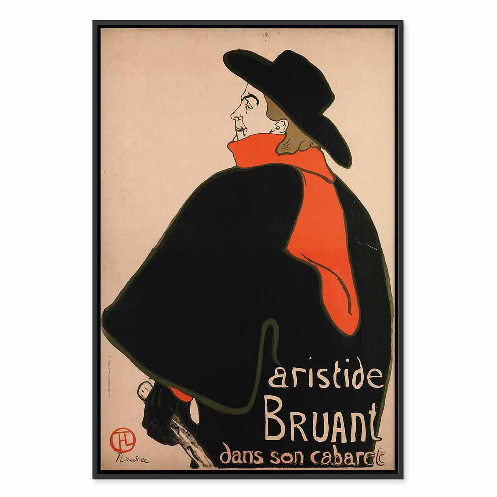 Aristide Bruant Cabaret Retro Canvas Print