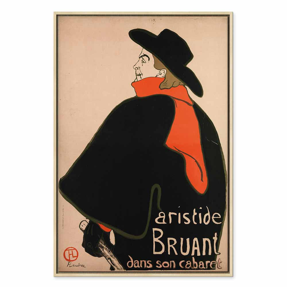 Aristide Bruant Cabaret Retro Canvas Print