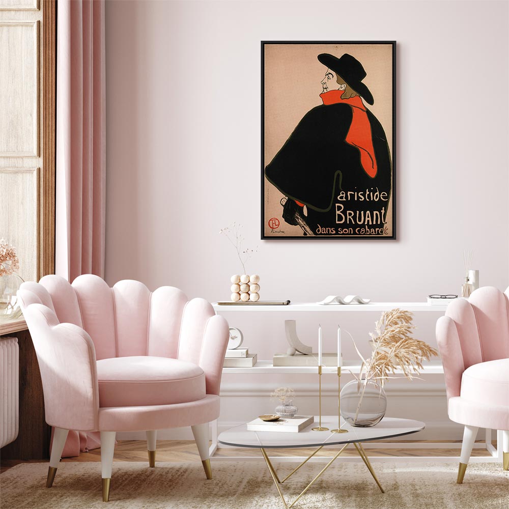 Aristide Bruant Cabaret Retro Canvas Print