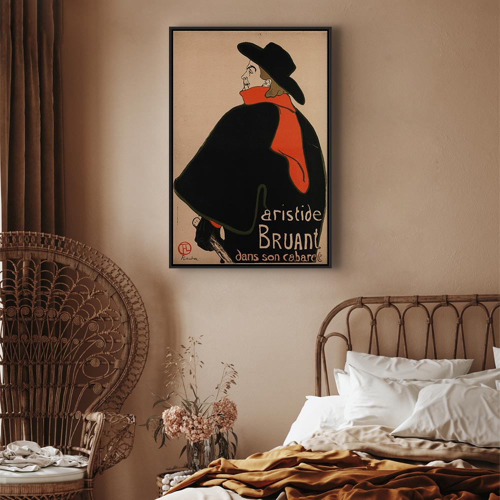 Aristide Bruant Cabaret Retro Canvas Print