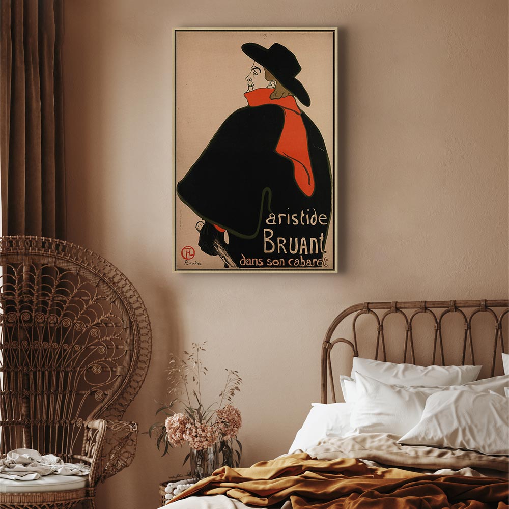 Aristide Bruant Cabaret Retro Canvas Print