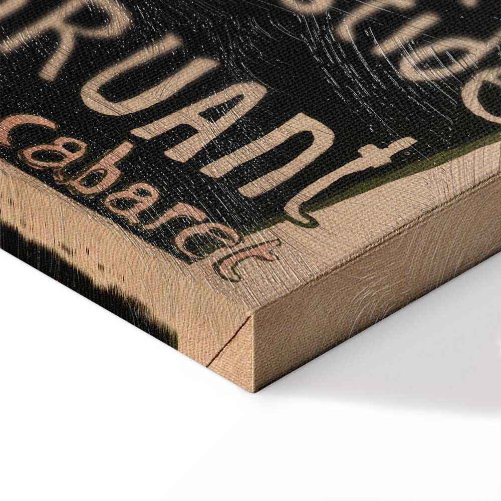 Aristide Bruant Cabaret Retro Canvas Print