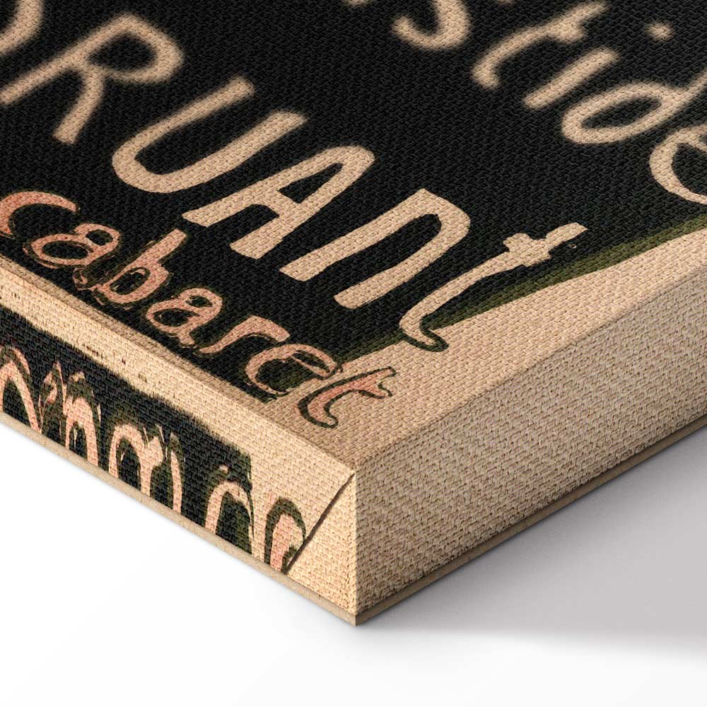 Aristide Bruant Cabaret Retro Canvas Print