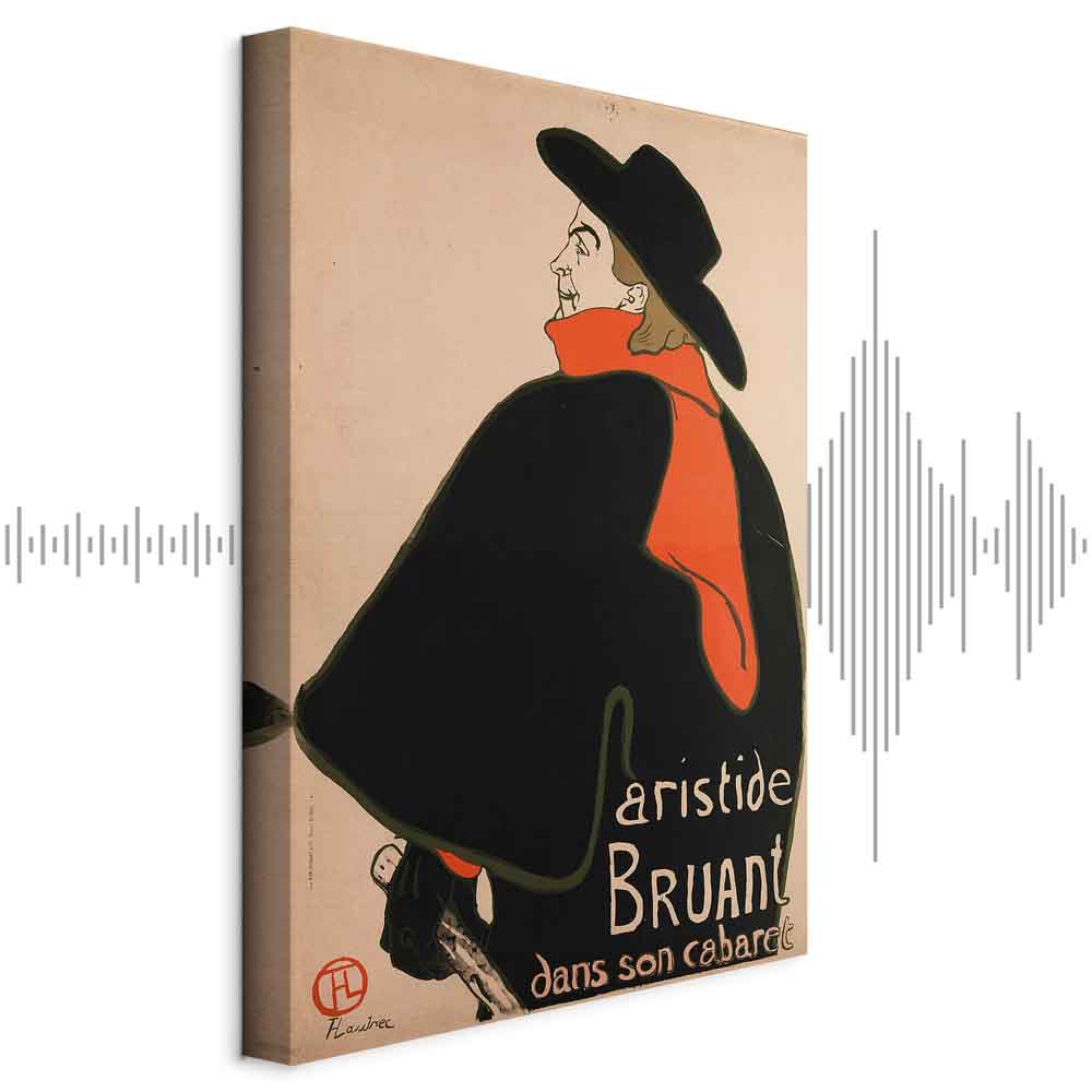 Aristide Bruant Cabaret Retro Canvas Print