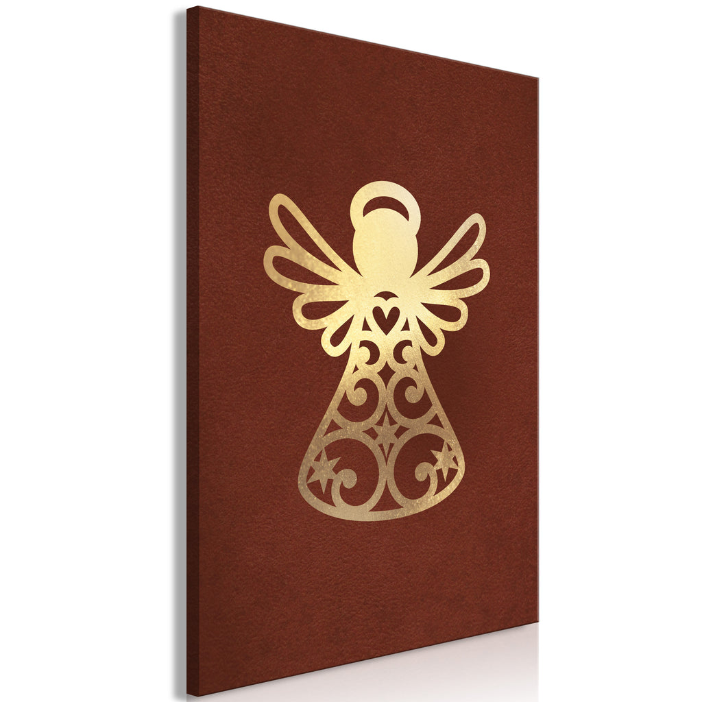 Canvas Print Angelic Gold Vertical