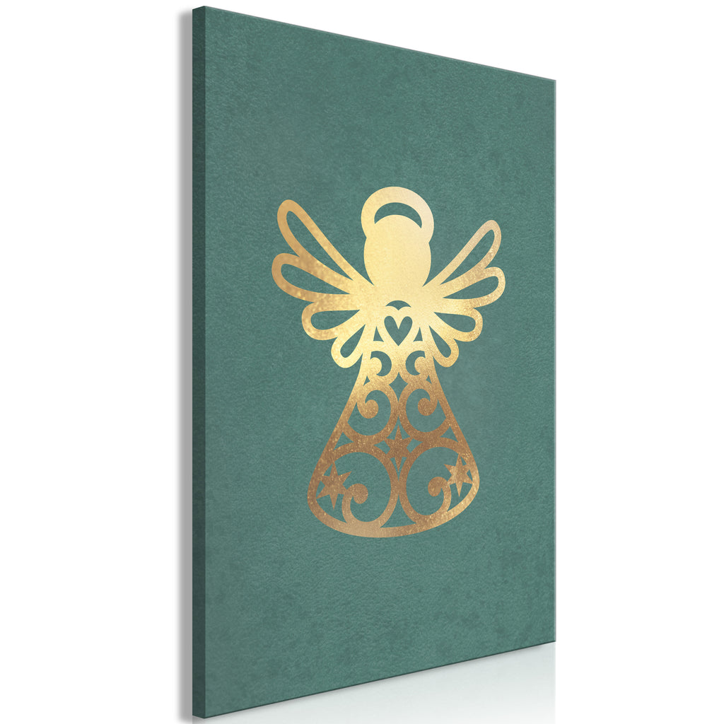 Canvas Print Angelic Christmas 1 Part Vertical