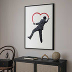 Elegant Graffiti Artist Street Art Poster