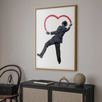 Elegant Graffiti Artist Street Art Poster