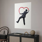 Elegant Graffiti Artist Street Art Poster