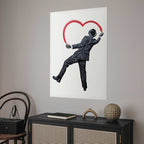 Elegant Graffiti Artist Street Art Poster