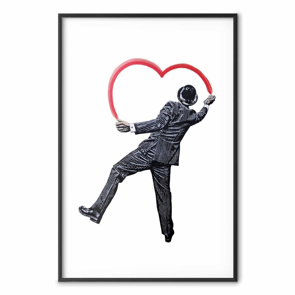 Elegant Graffiti Artist Street Art Poster