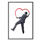 Elegant Graffiti Artist Street Art Poster