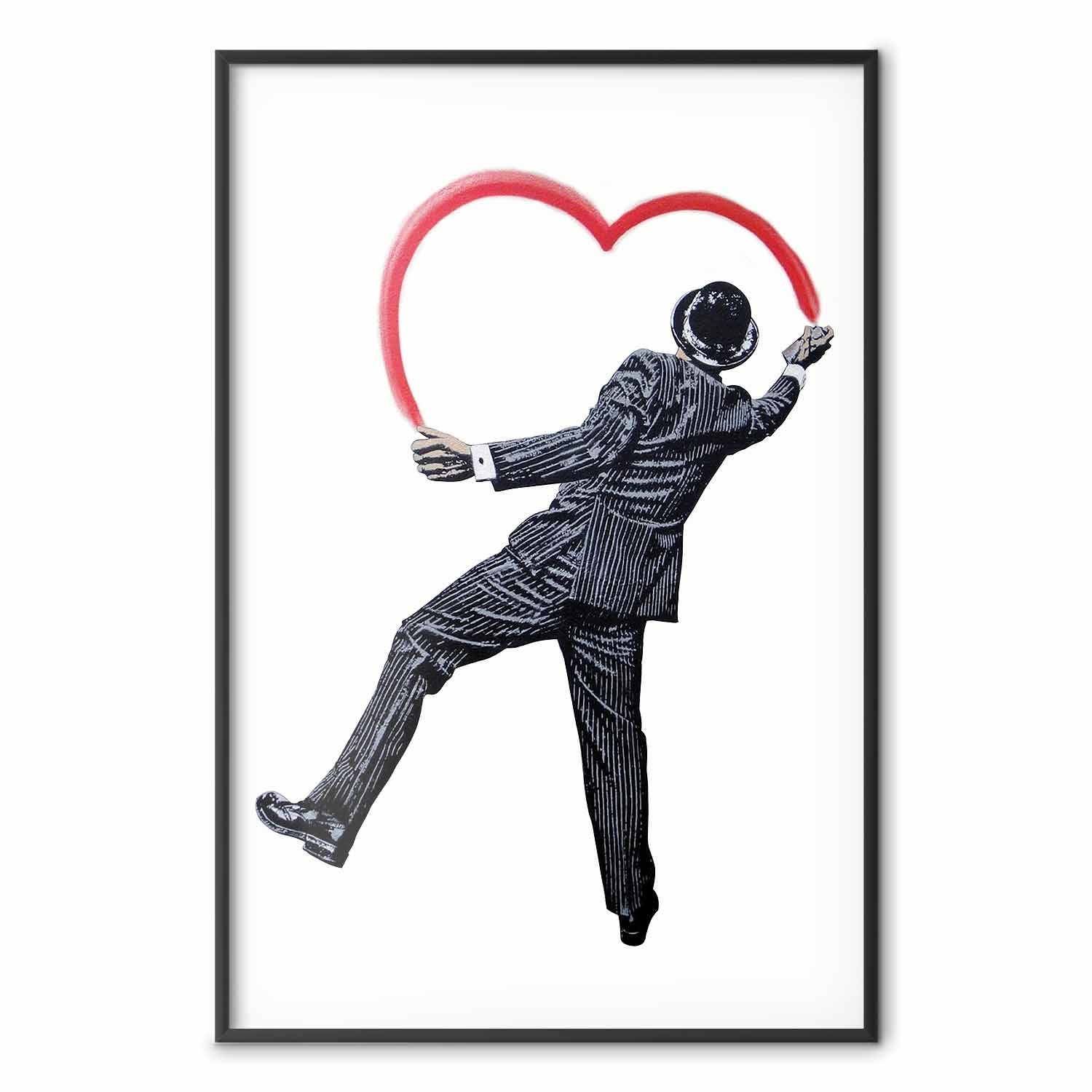 Elegant Graffiti Artist Street Art Poster