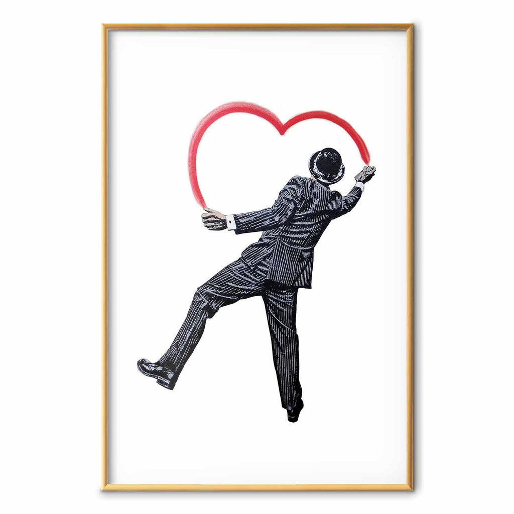 Elegant Graffiti Artist Street Art Poster