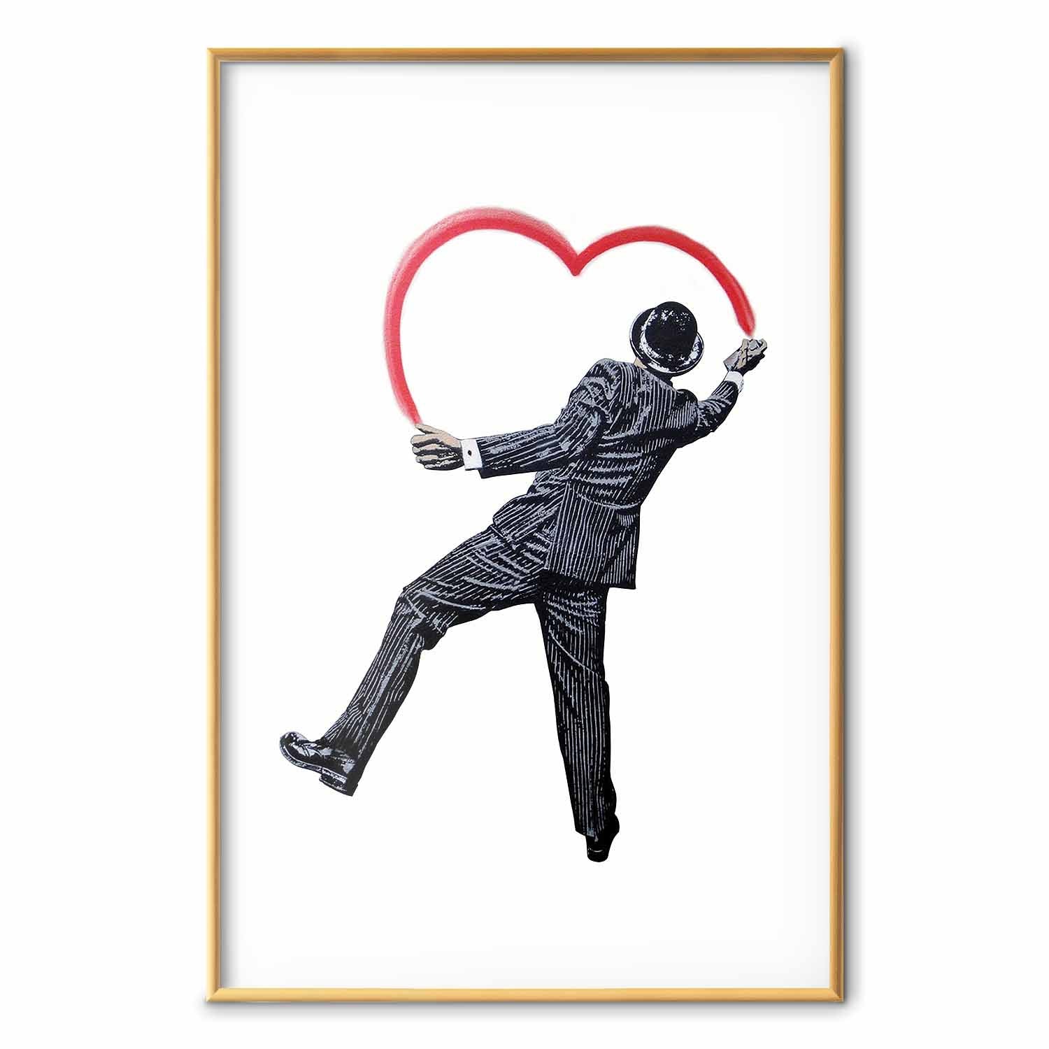 Elegant Graffiti Artist Street Art Poster