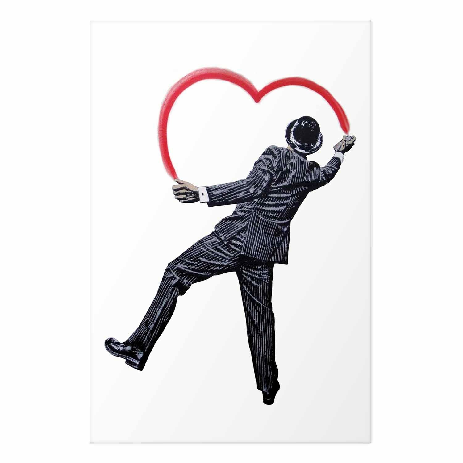 Elegant Graffiti Artist Street Art Poster