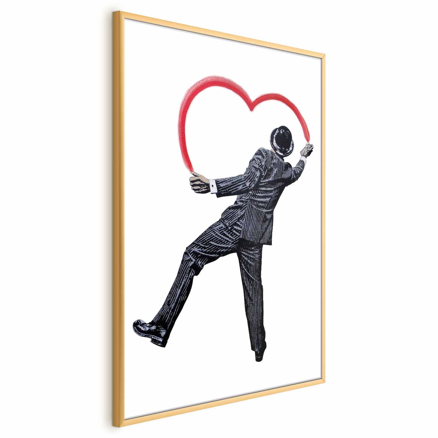 Elegant Graffiti Artist Street Art Poster