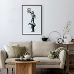 Banksy Graffiti Protest Poster