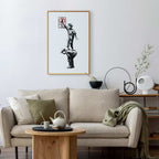 Banksy Graffiti Protest Poster