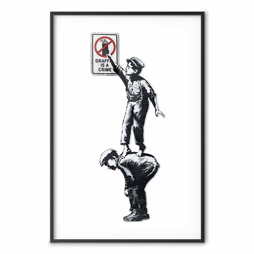 Banksy Graffiti Protest Poster