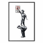 Banksy Graffiti Protest Poster