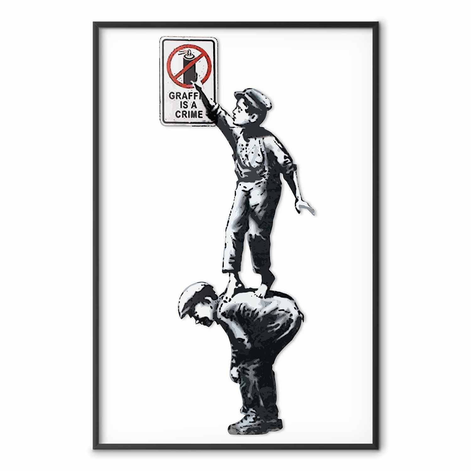 Banksy Graffiti Protest Poster