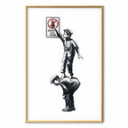 Banksy Graffiti Protest Poster