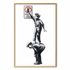 Banksy Graffiti Protest Poster