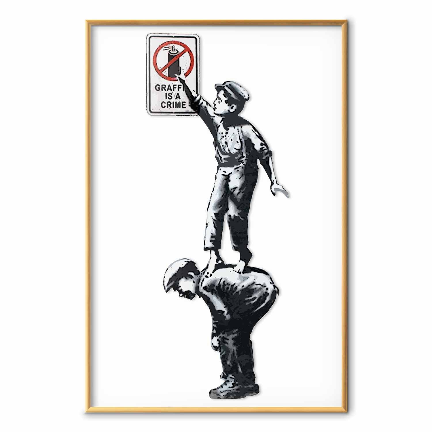 Banksy Graffiti Protest Poster