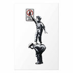 Banksy Graffiti Protest Poster