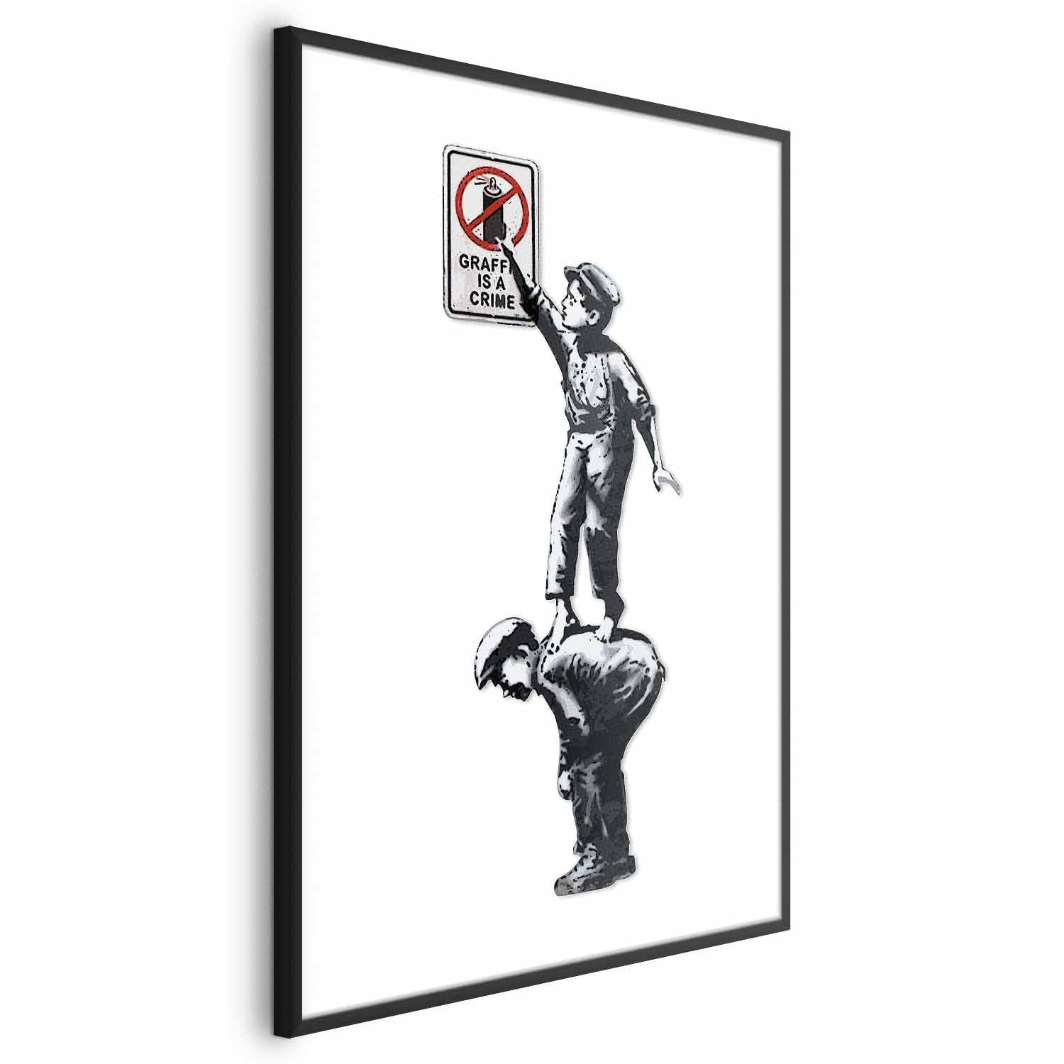 Banksy Graffiti Protest Poster