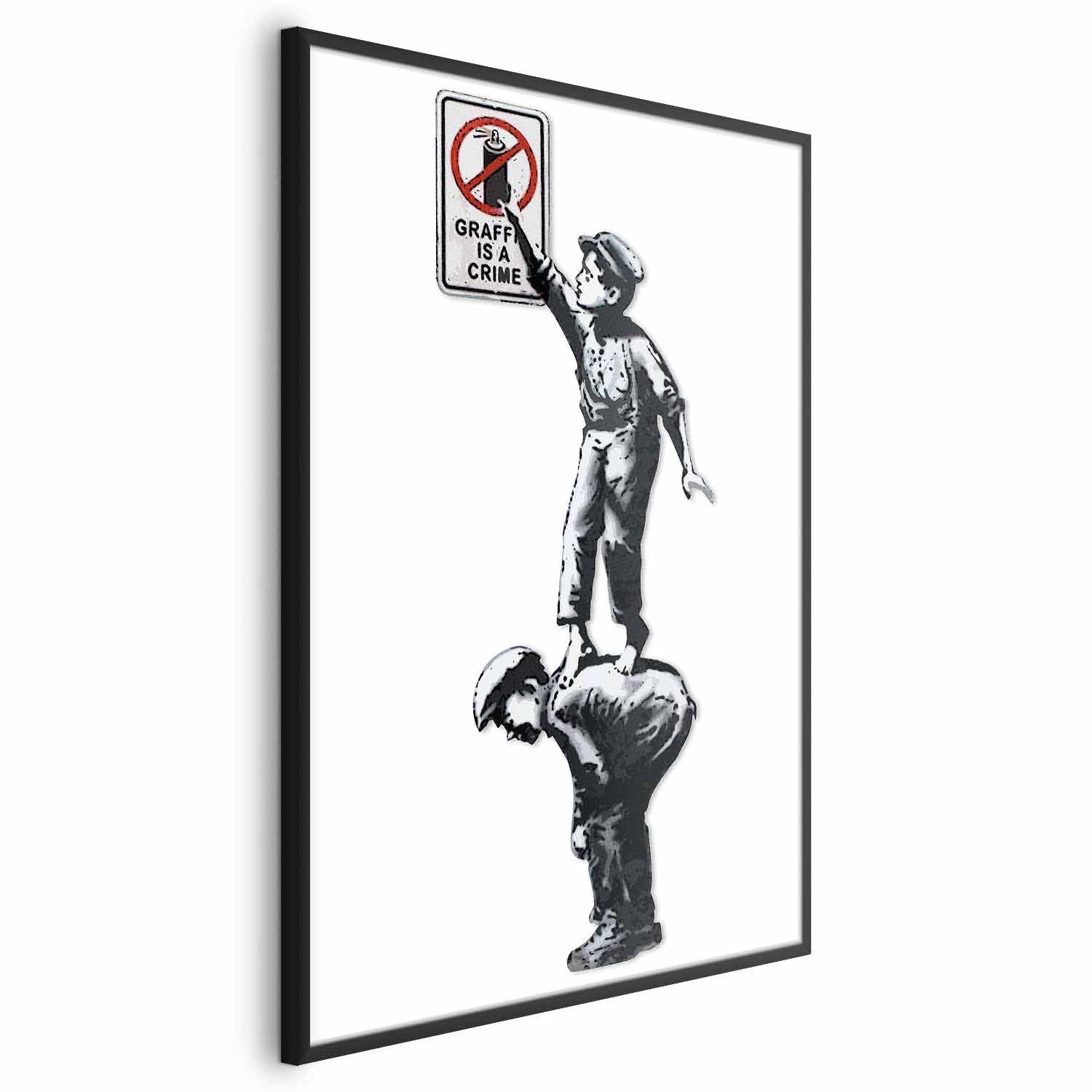 Banksy Graffiti Protest Poster