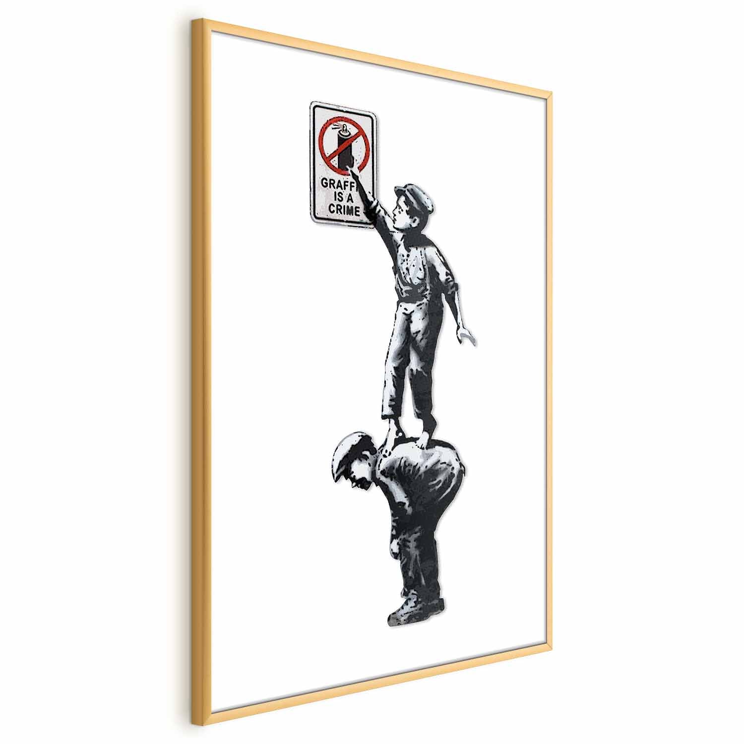 Banksy Graffiti Protest Poster