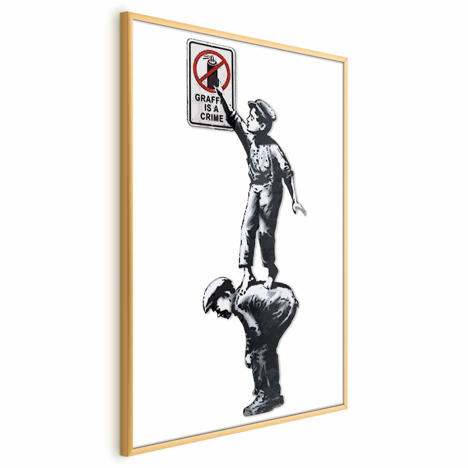 Banksy Graffiti Protest Poster