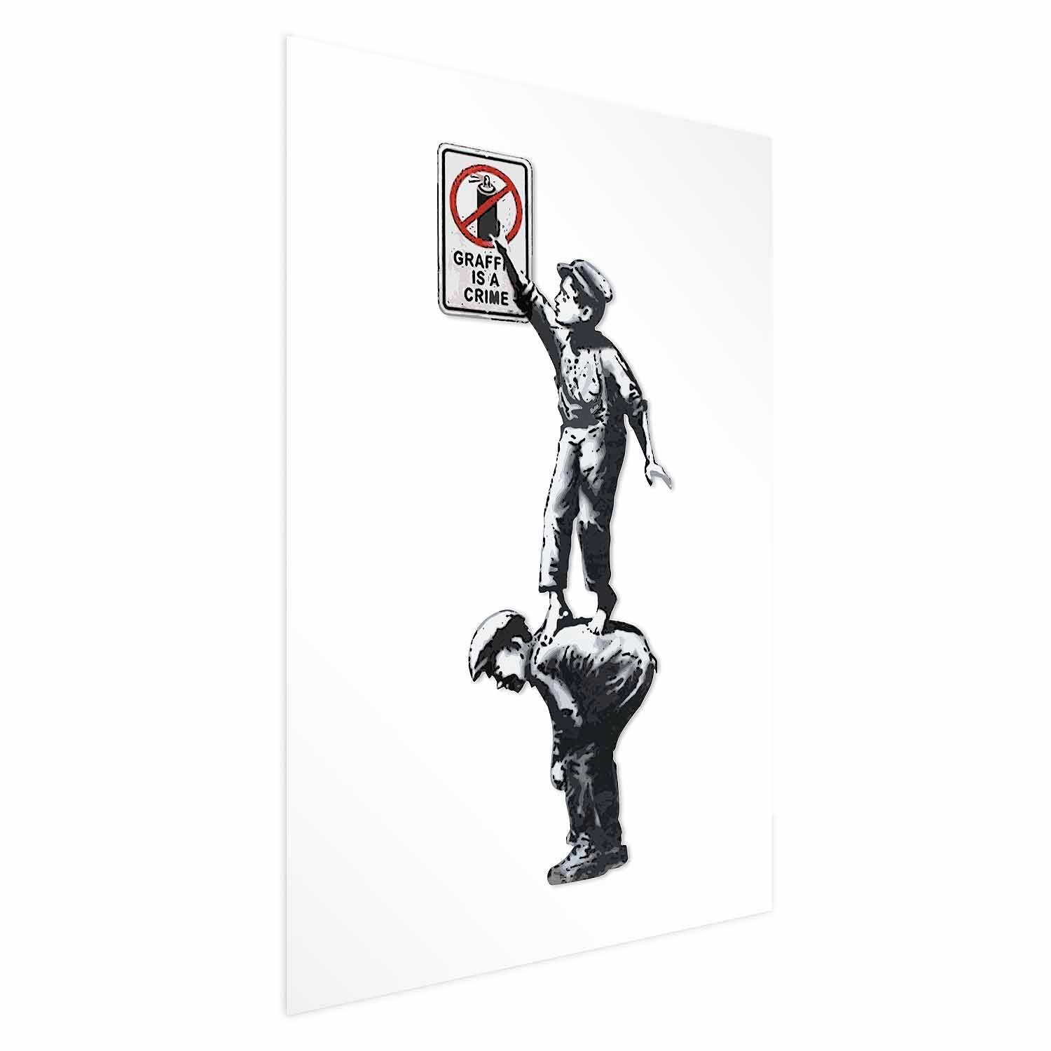 Banksy Graffiti Protest Poster