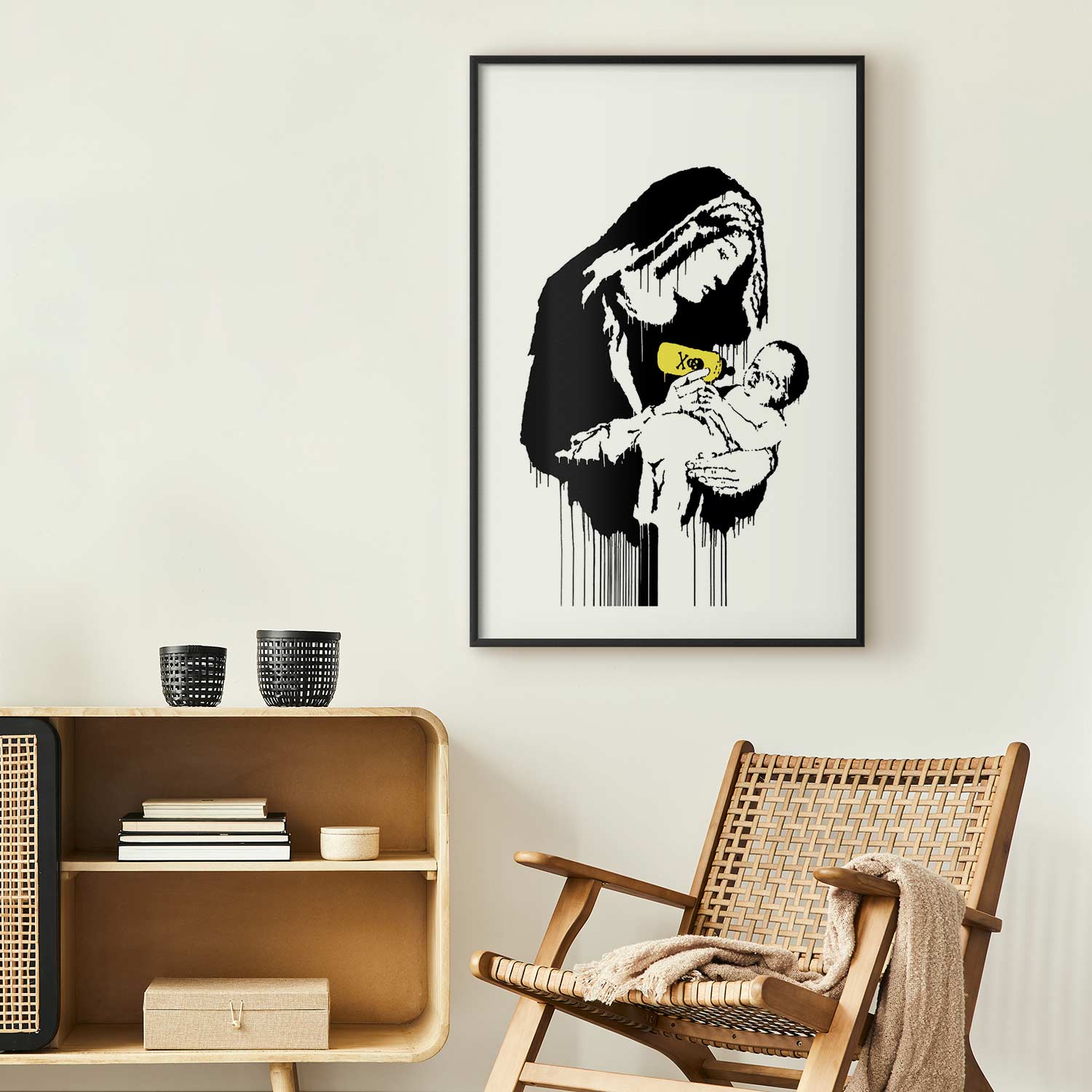 Breastfeeding Mother Street Art Poster