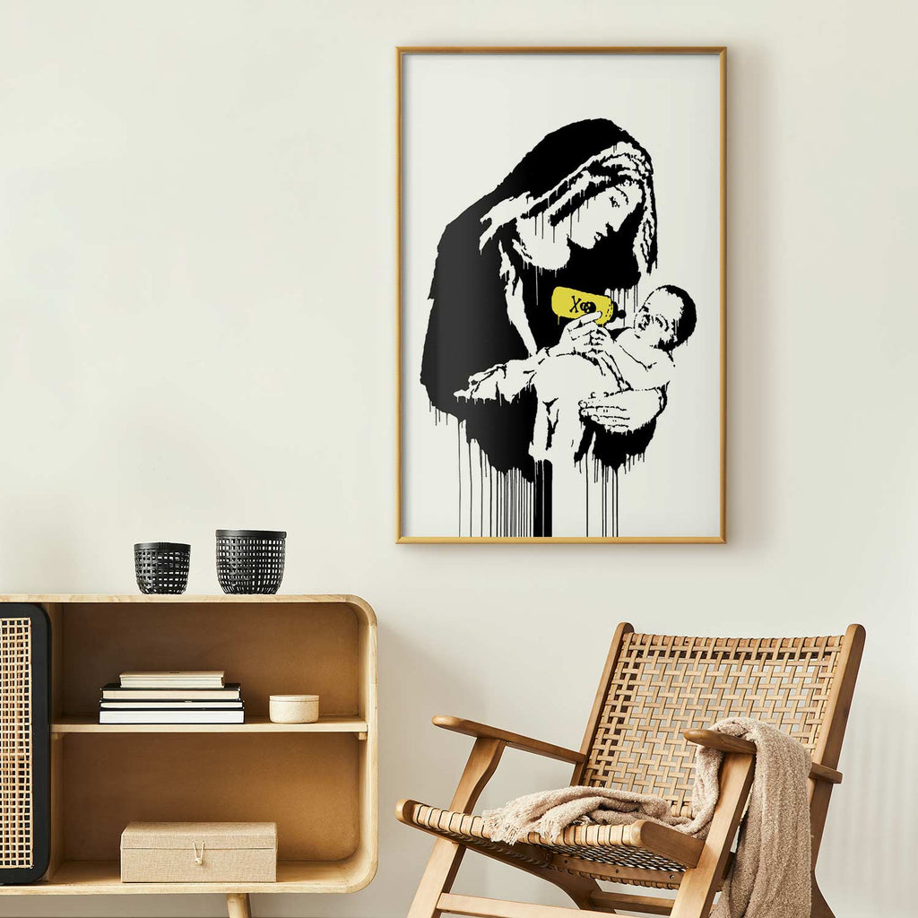 Breastfeeding Mother Street Art Poster
