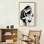 Breastfeeding Mother Street Art Poster