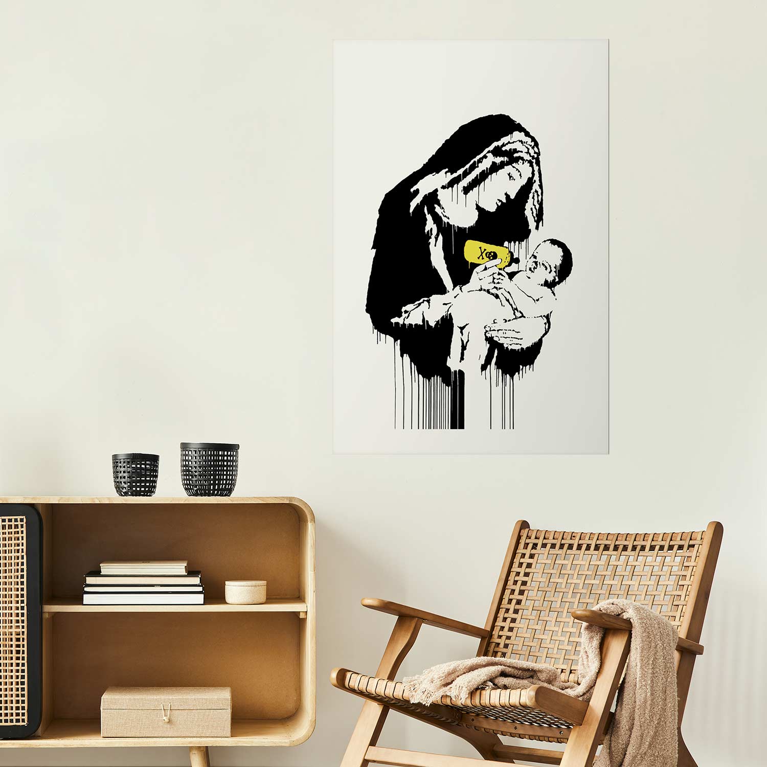 Breastfeeding Mother Street Art Poster
