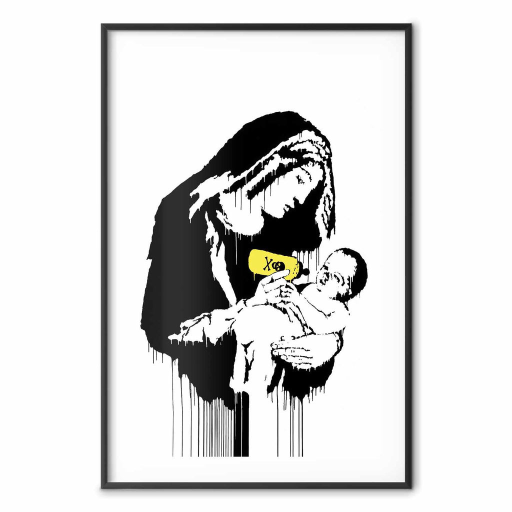 Breastfeeding Mother Street Art Poster