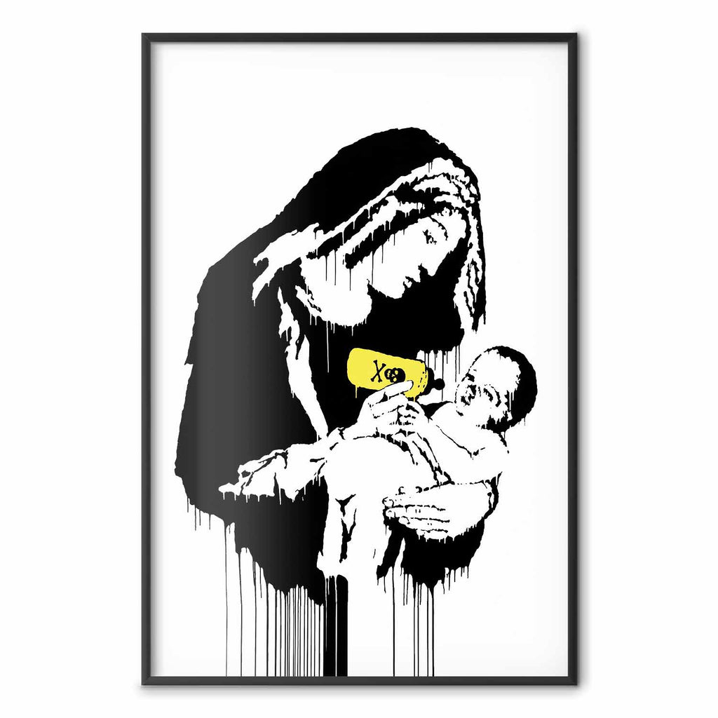 Breastfeeding Mother Street Art Poster