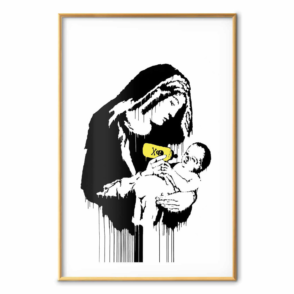 Breastfeeding Mother Street Art Poster